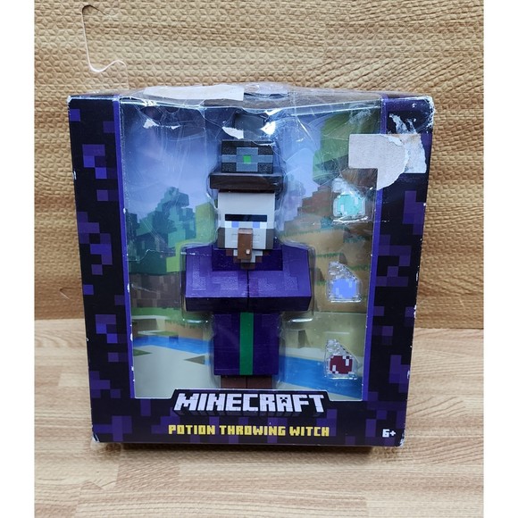 Mine craft Potion Throwing Witch, 7" Action Figure, NIB New - Picture 3 of 3